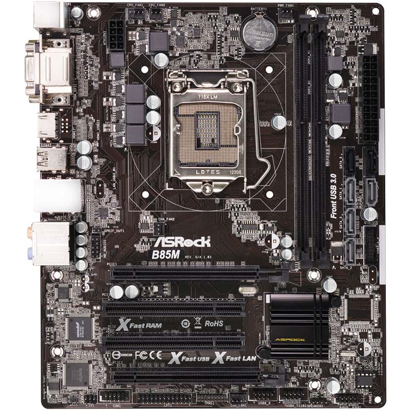 مادربورد ازراک ASRock B85M motherboard